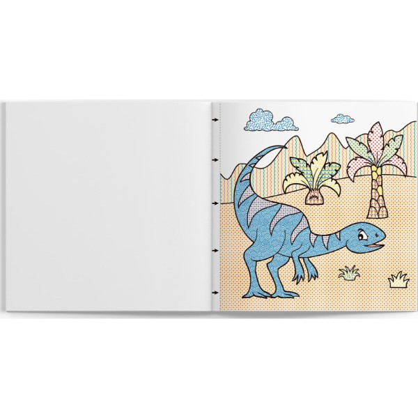 Фото - Раскраски Crystal Book лучшая водяная. Динозавры (9789669871039)